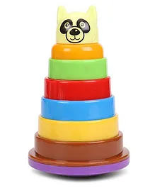 Fair Animal Face Rock And Stack Toy - Multicolour