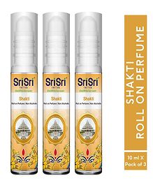 Sri Sri Tattva Roll On Perfume Shakti 10ml x Pack of 3