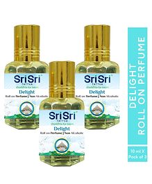 Sri Sri Tattva Aroma Delight - Roll On Perfume -  10ml x Pack of 3