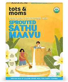 Tots & Moms Foods Sprouted Sathu Mavu Multigrain Health Mix - 200 gms  