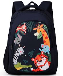 Frantic Premium School Blue Animal Bag for Kids -  16 Inches