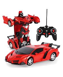 NEGOCIO Transformer convertible remote control stunning robot car  - Pack of 1 - COLOR MAY VARY