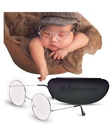 Babymoon New-Born Baby Specks Glasses Baby Photoshoot Props - Silver