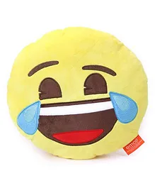 My Baby Excels Emoji Feeling Joy Cushion Yellow - 30 cm