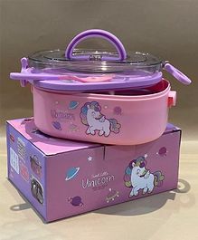 Sanjary Uni Bites Stainless Steel  Lunch Box - 800 ml -Color & Design May Vary