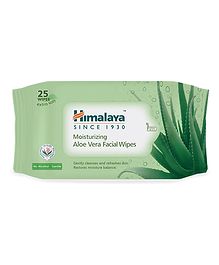 Himalaya Moisturising Aloe Vera Facial Wipes - 25 Wipes