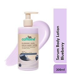 mCaffeine Blueberry Swirl Serum Body Lotion |Deep Moisturization With Niacinamide & Cocoa butter