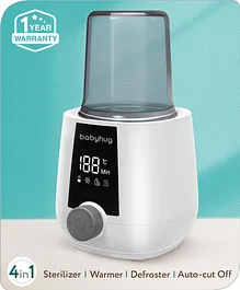 Babyhug 4-in-1 Baby Bottle Warmer cum sterilizer - White
