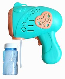 Sanjary Battery Operated Bubble Making Machine  Gun Leak-Proof with 1 Bubble Bottle Solution Toy for kids -Color & Design May Vary