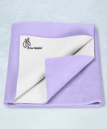 R for Rabbit Dry Nap Waterproof Quick Dry Reusable Solid Colour Dry Sheet - Purple