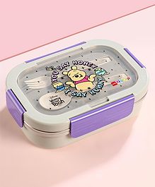 Cello Kidzbee Astro Hunny Bear Stainless Steel Lunch box - Purple