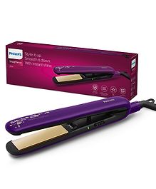 Philips Straightener | SilkProtect technology | Ceramic keratin titanium | Ionic care | Style it up. Smooth it down. With instant* shine | BHS336/00