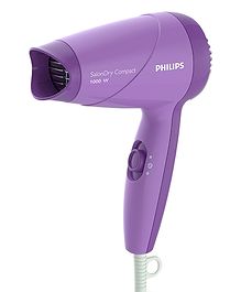 Philips  Compact Hair Dryer| 2 Flexible heat setting| ThermoProtect prevents overhearting | 1000 Watts- Purple | HP8100/46