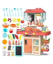 Toysire Toy Kitchen Sets, Simulated Spray Kitchen Toys, Kids Kitchen Pretend Play Set,Play Cooking Set(42pcs)