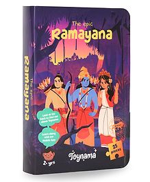 Toynama Educational Toys for Kids - The Ramayan 25 Pcs Jigsaw Puzzles Ages 3+ | Cultural Interactive Learning with App
