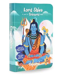 Toynama Educational Toys for Kids - Shiva 25 Pcs Jigsaw Puzzles Ages 2+ | Cultural Interactive Learning with App