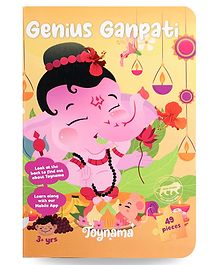 Toynama Educational Toys for Kids - Genius Ganesha 49 Pcs Jigsaw Puzzles | Cultural Interactive Learning with App