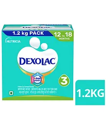 Dexolac Infant Formula Milk Powder
                              with 36 Vital Nutrients Stage 3 - 1.2 kg
                              BIB Pack