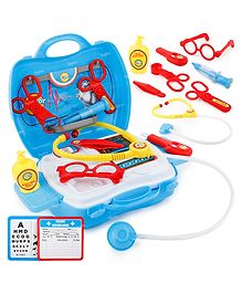 Toysire Doctor Set for Kids Medical Kit Pretend Play Accessories Doctor Kit for Boys & Girls(18 Pieces)Blue