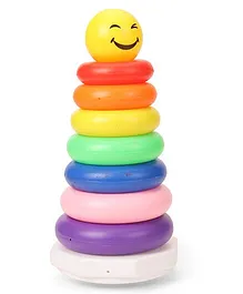 Ratnas Smiley 7 Rings Stacking toy - Multicolor