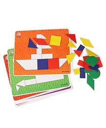Ratnas Shape Shuffle Game 88 Pieces - Multicolour