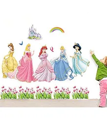 Oren Empower Disney Princess Wall Sticker Large - Pink Blue Yellow