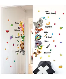Oren Empower Educational Theme Based Wall Decals - Multicolour