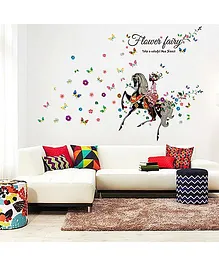 Oren Empower Riding Fairy Wall Decals - Multicolour