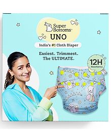 SuperBottoms UNO Freesize Cloth Diaper | Cloth diaper for babies 3M to 3Y