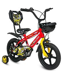 Kids Bicycle With Storage Basket &  Bell - Red