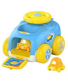 SVE Push and Go Trucks Toys Baby Car Toys Inertia Cars Toddler Cartoon Car Toy Preschool Car - Blue