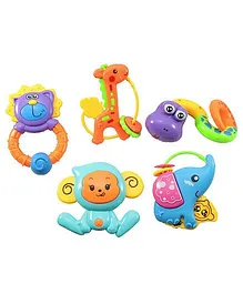 VibgyorVibes Rattle Toy Set Of 5 (Colours May Vary)