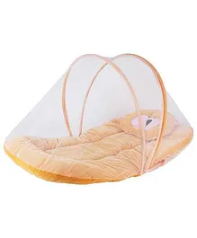 My Newborn Mosquito Net With Mattress - Orange