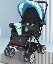 R for Rabbit Lollipop Lite Baby Stroller
                        for 0 to 3 Years with 5 Point Safety Harness |
                        Reversible Handlebar | Cushioned Seat with 3
                        Level Seats Recline / Lightweight Pram for kids
                        (Blue Abstract)