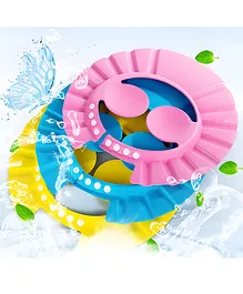 Cozy Vibes Adjustable Thickened Ear Protector Shower Caps for Babies and Toddlers-Pack of 1- Color May Vary