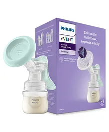 Philips Avent Soft & Gentle
                              Single Manual Breast Pump, Easy Silicone
                              Massage Cushion & Ergonomic handle