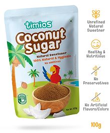 timios 100% Natural Coconut Sugar - 100 g