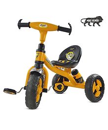 Dash Micro Tricycle With Cushion Seat And Backrest - Yellow