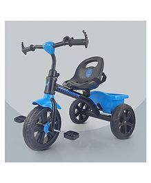 Dash Thunder Tricycle with Storage Basket & Bell - Blue