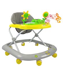 Dash Baby Walker With Adjustable Height - Yellow