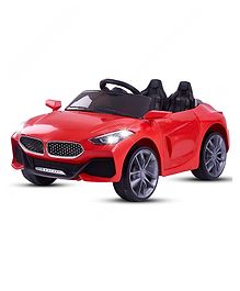 SRECAP Rechargeable Battery Operated Car for Kids - Red