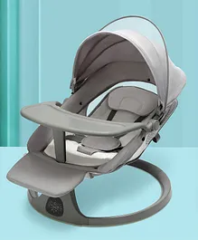 Automatic Electric Swing With Adjustable Speed & Soothing Music - Grey