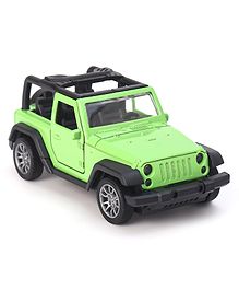 KIDS FUN Pull back Die Cast Car Jeep 1:32 - Green