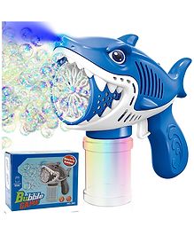 Elecart Shark Bubble Gun for Kids  Rechargeable Automatic Blower with LED Lights Toddler Toy for Summer Parties & Birthdays (Color May Vary)