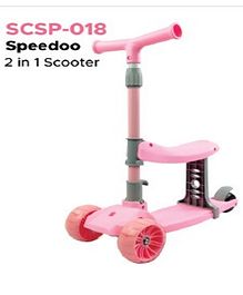 Zyamalox 2-in-1 Kick Scooter with Removable Seat for Kids: Ideal for Toddlers, Boys, and Girls, Great for Outdoor Fun (Pink)