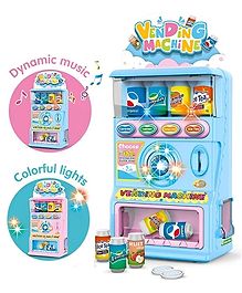 ADKD Pretend Play Electronic Beverage Drink Machine Early Developmenta Fully Functional Talking Vending Machine with Light and Music Toys - Assorted Color