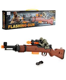 Sanjary Electric Toy Gun Children Sound Light Vibration Gun Toy Battery Operated Gun Toy with Light & Sound color design may vary