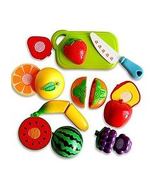 Toyshine Fruit Set With Knife & Chopping Board (Colour May Vary)