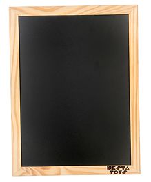 NESTA TOYS - Double Sided Framed Chalkboard | Wooden Slate for Kids