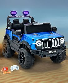 Babyhug Battery Operated Ride on Jeep With Music & Lights - Blue